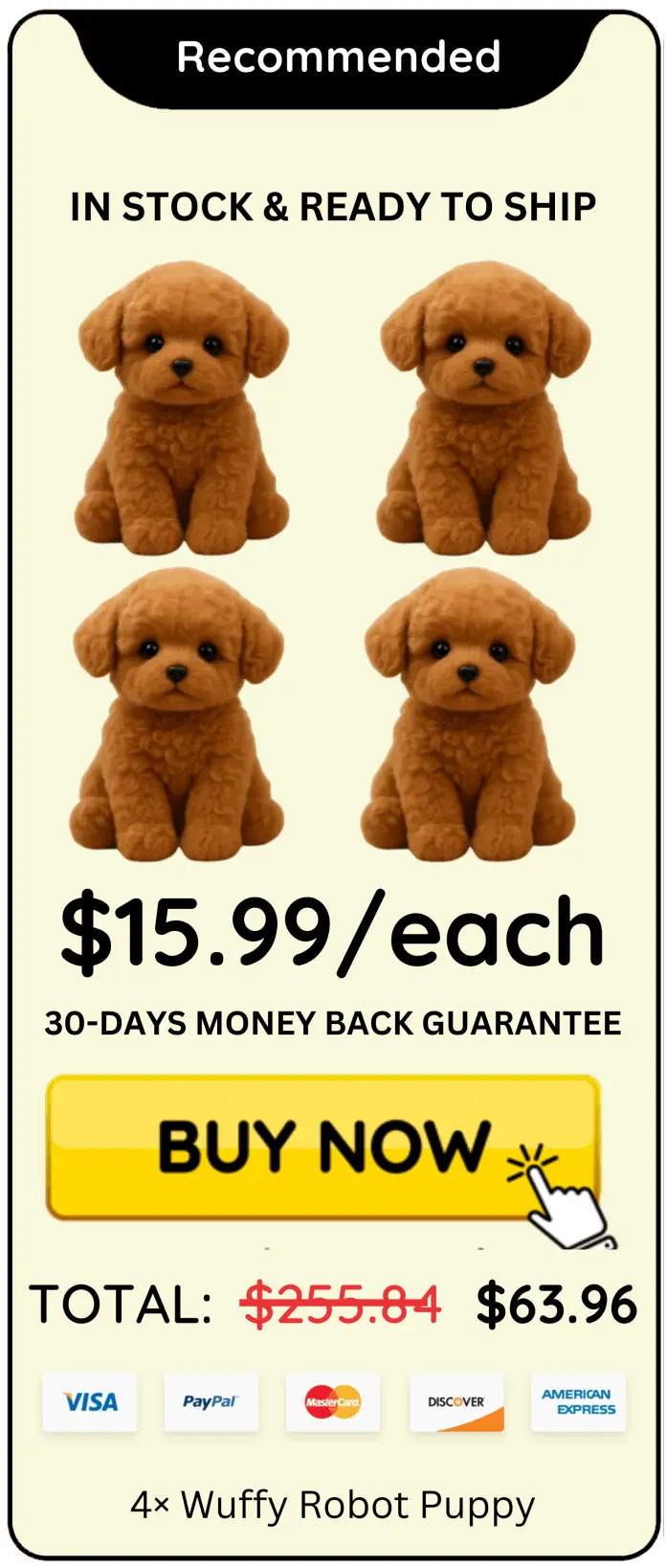 wuffy robot puppy recommended price